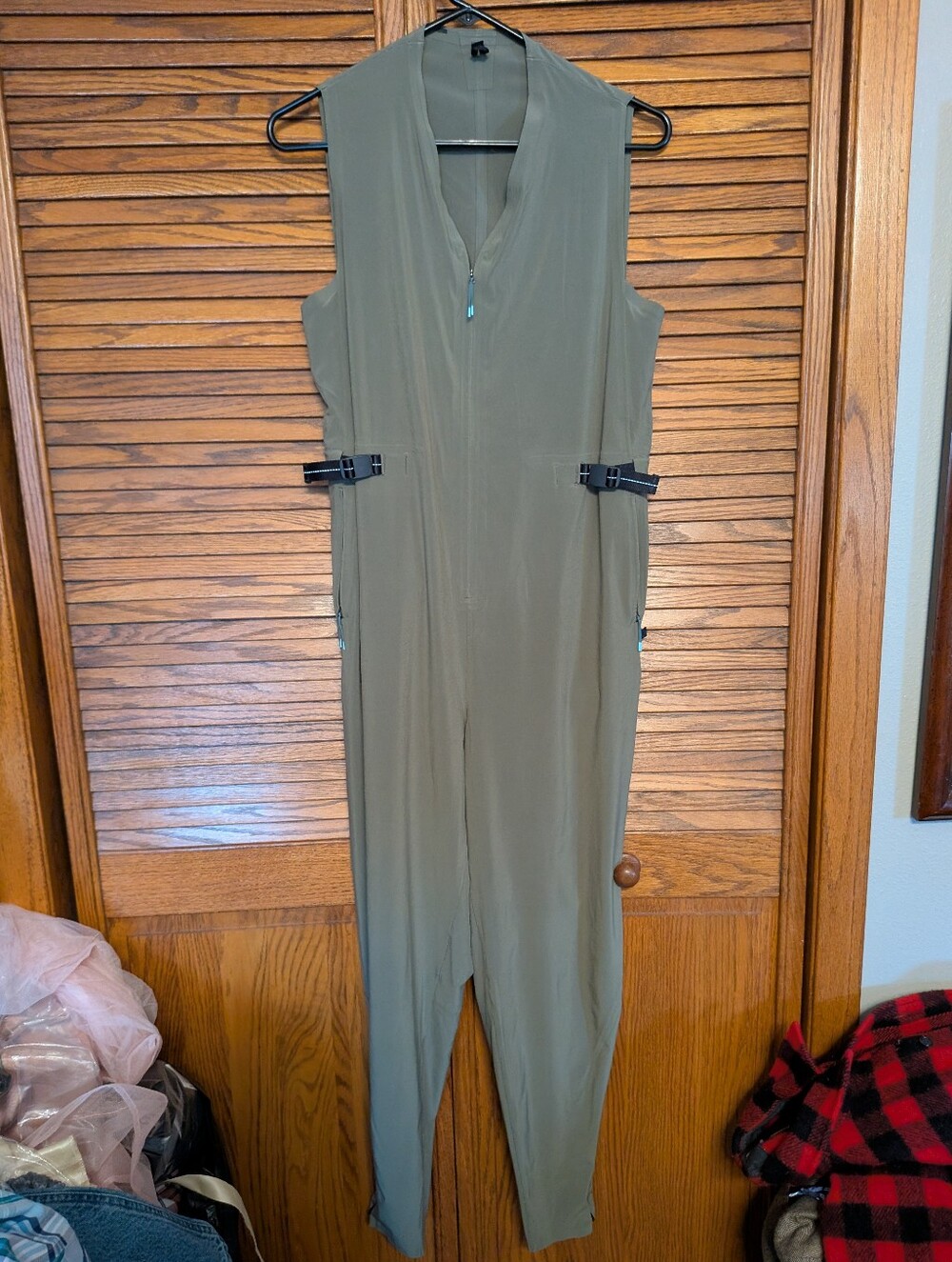 Lululemon Lab Sarala Jumpsuit in light military olive green Size Medium